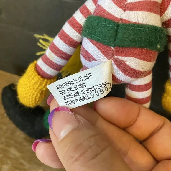 VTG Y2K 8” Reindeer Christmas Plush Holiday Decor Movable Posable Stuffed Animal - Picture 4 of 6